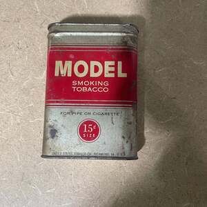 Vintage Model Smoking Tobacco Tin